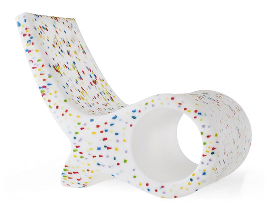 walt disney, cappellini, fish chair, milan, italy, furniture fair