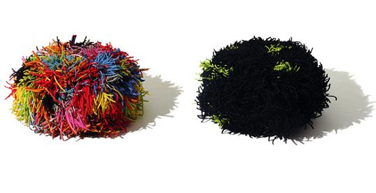 recycled materials, miss rio ottoman, karin wittmann wilsmann, design within reach, flip-flops, flip-flop ottoman, sustainable business, sustainable design