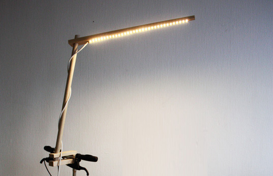 Clamp Lamp green lighting, led lights, leds, clamplamp, sustainable design, green design, energy efficient lighting