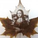 eco-art, leaves, sustainable art, recycled leaves, engraved leaves, carved leaves