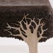 shavings, sawdust, repurposed, coffee table, israeli, furnitue, molded, process, material