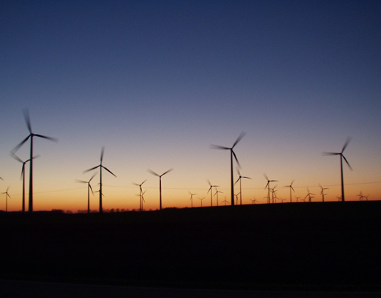 A New MIT study says wind turbines can raise temperatures on land wind turbines, wind, energy, wind farm, land, water, temperature, global warming, climate change, mit, research