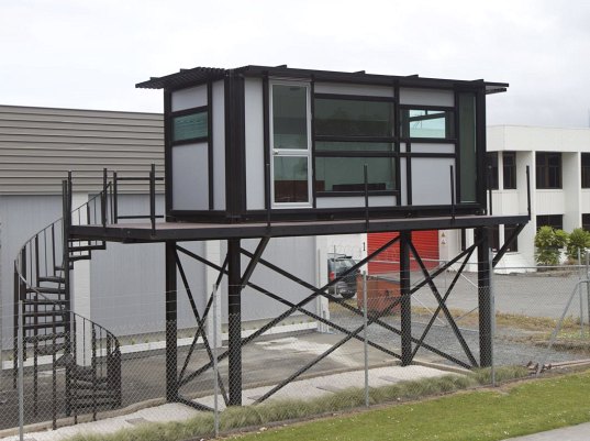 One Cool Habitat - Interior prefab, prefab friday, one cool habitat, new zealand, shipping container, shipping container prefab, shipping container architecture, customizable, reuse, recycled materials, energy efficient, efficient insulation, eco design, sustaianble design, green design, sustainable building