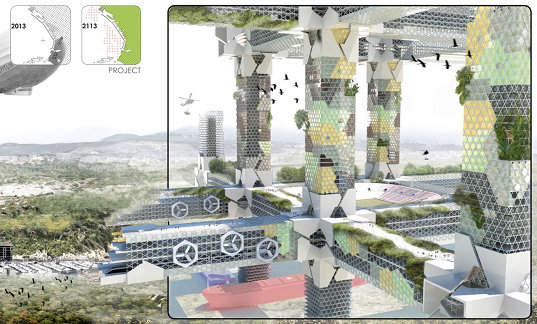 eVolo, eVolo Skyscraper Competition, 2010 evolo skyscraper competition, Tower City, france, urban design, recycled materials, skyscraper, eco skyscraper, eco design, green design, sustainable building