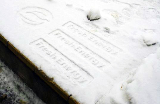 Fresh Energy Element Six Snow Ads eco art, element six, green media, green ads, eco ads, eco advertising,, eco design, green design, sustainable design, snow ads