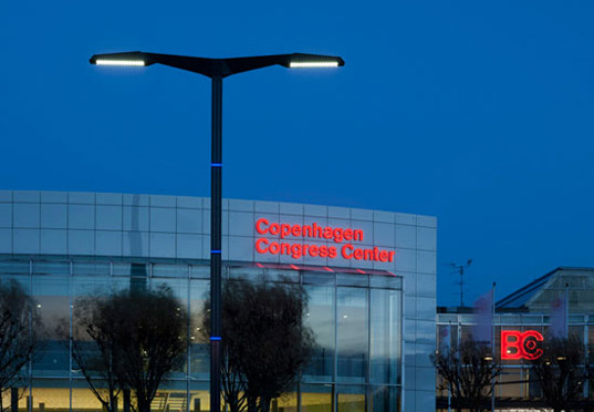 Gotham Street Lighting, 3XN Gotham Street Lighting, 3XN, united nations climate change conference, cop15, climate change, street furniture, street lighting, street lamp, solar powered street lamp, solar powered street lighting