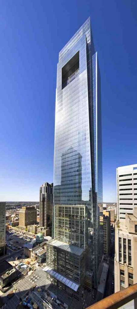 comcast center, philadelphia, LEED, LEED certification, LEED-CS, energy efficiency, eco-upgrade, tallest LEED certified building