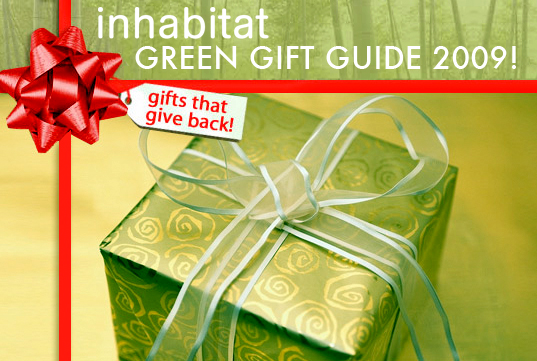 Green Gift Guide 2009, sustainable design, green design, inhabitat gift guide 2009, christmas presents, holiday gifts, green gift ideas