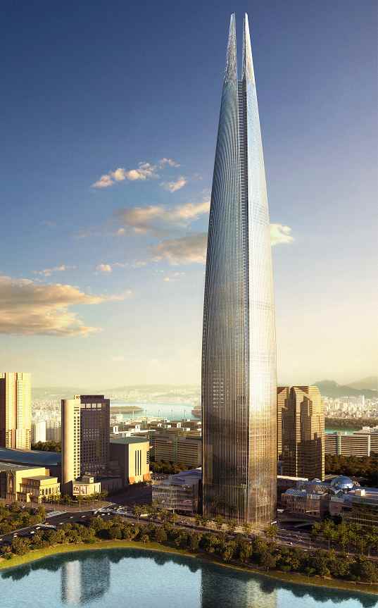 architecture, super tower, skyscraper, LEED, LEED certification, seoul, south korea, seoul skyscraper, eco skyscraper, Kohn Pederson Fox,