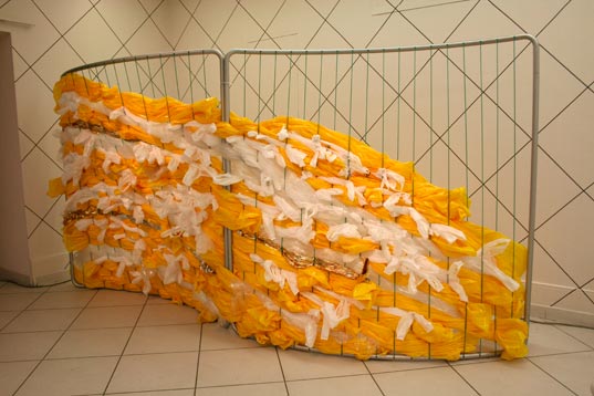 Milan, Salone, Droog, A touch of green, Italy, Furniture Fair, Dutch design, sustainable design, Tejo Remy, Jens Praet, Plaited Fence by Martî Azúa at Droog