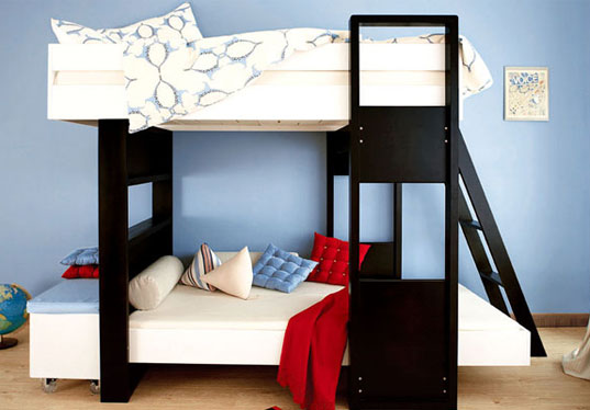 argingtonbed34 argington, jenny argie, andrew thornington, contemporary children's furniture, bamboo furniture, brooklyn designs, inhabitots, kid-friendly designs, uffizi bunk beds, sahara crib, babylon high chair