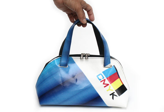 Baumm, Recycled Advertisement bags, recycled banner bags, recycled bags, eco bags, eco purse 2