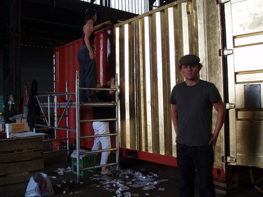 Froebe, shipping container, mobile shipping container bar, bar, mobile, recycled, upcycled