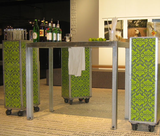 Bordbar recycled airplane trolleys, recycled airplane trolleys, Stephan Boltz, recycled trolleys, recycled design, reclaiming design