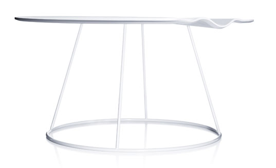 Breeze Table 2, Swedese, Scandinavian Furniture Design, Milan 2007