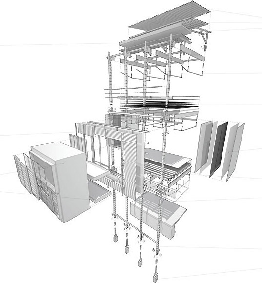 magic bus dormitory, architecture brio, bamboo building, sustainable building bamboo, indian architecture sustainble, indian architecture green