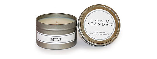 milf-candle1 mother's day gift guide, green gift guide, eco-conscious gifts, green gifts, green gifts, earth-friendly, mother's day, mother nature, presents, chocolates, flowers, milf candle, hot mama