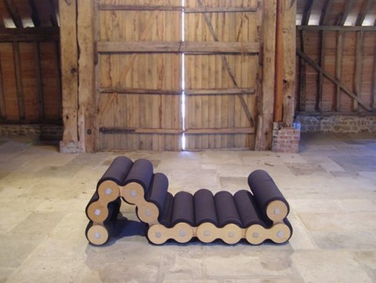 Caterpillar, Bicycle Chain Inspired Piece by Anna Bullus