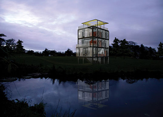 KieranTimberlake, Sustainable Building, Prefabricated Construction, PreFab Home, prefab housing, Sustainable Design, Cellophane House