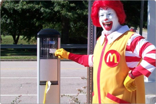mcdonalds, ronald, chargepoint, ev