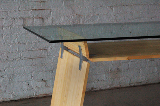 brooklyn designs, bklyn designs, sustainable furniture, bamboo, ecosystems, fsc wood, contemporary furniture, snug-it desk