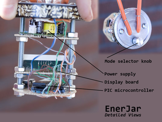Enerjar, energy monitor, homemade energy meter, energy meter, DIY energy meter, greener gadgets, greener gadgets competition, matt meshulam, zach dwiel, green gadgets, home energy monitoring device, energy monitor