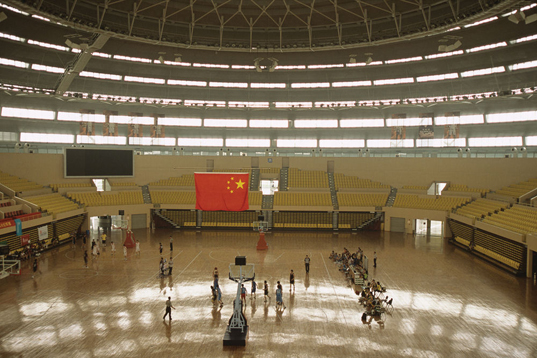 foshan gymnasium, pearl gymnasium, china green