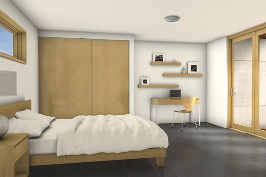 free green home designs, Cornell University solar decathlon, Dave Wax Independent Energy Homes, Dave Wax FreeGreen, Ben Uyeda FreeGreen, Cornell University zero-energy home, custom designed green homes, FreeGreen Suburban Loft, FreeGreen green homes, freegreen_5.jpg