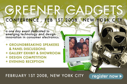 Greener Gadgets Conference, Green Gadgets Conference, Inhabitat Green Gadgets Conference, Marc Alt, Green Consumer Electronics, Sustainable Gadgets, One Laptop Per Child, Chris Jordan Artwork, Robo Eco Dogs, Robo Pollution sniffing dogs, Natalie Jeremijenko