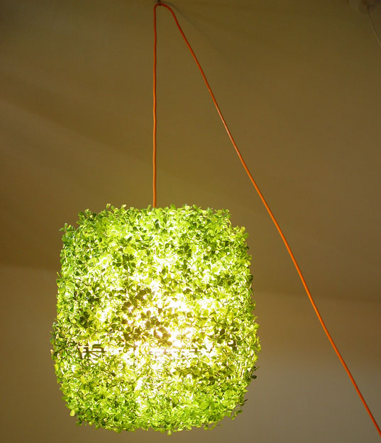 grass on, grass-on, living lamp by ITLab, grass lamp, grass lighting, astroturf lighting, green lighting, faux green, natural textures, Synthetic grass, eco-friendly, Lighting, grass, sustainable interiors, synthetic grass, Venice, ITLab green lighting, eco lighting, recycled material