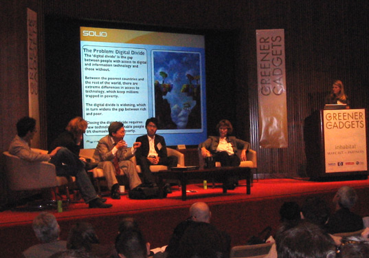 Greener Gadgets Conference, Green Gadgets Conference, Inhabitat Green Gadgets Conference, Marc Alt, Jill Fehrenbacher, Green Consumer Electronics, Sustainable Gadgets, Solio, Hymini, Freeplay, One Laptop Per Child, Chris Jordan Artwork, greenergadgets_newenergy.jpg