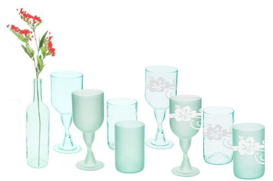 greenglass-ed02 sustainable design, green design, recycled glass, recycled materials, reclaimed wine bottles, green glass company, products, housewares