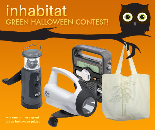 inhabitat green halloween contest, inhabitat halloween, halloween costume contest, green design, sustainable design, green costumes, freeplay flashlight
