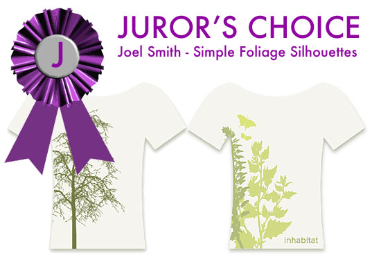Joel Smith, Philadelphia, PA, Graphic Design, Inhabitat T-shirt design contest, Juror’s Choice Award, Inhabitat T shirt design competition