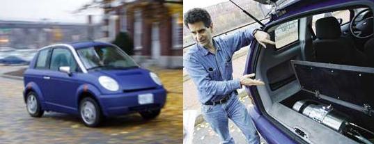 dean kamen, segway, think, ford think, electric car, dean kamen’s electric car, dean kamen’s stirling engine, stirling engine, battery car