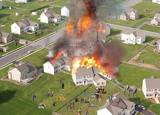 sustainable design, green design, reburbia competition, urban space, suburbs, renovation, LET THEM BURN