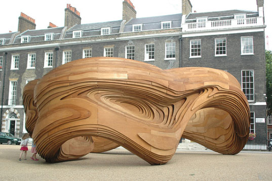 public art, bedford square driftwood