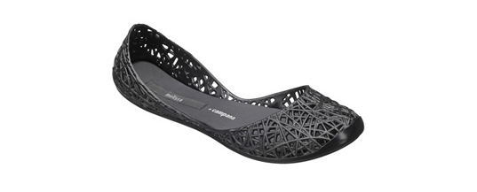 green fashion, green shoes, eco shoes, eco fashion, melissa campana, campana brothers, jellies, sandals, sustainable shoes, vegan shoes