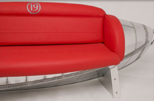 motoart, furniture, airplane, airplane parts, recycled, upcycled, recycled furniture