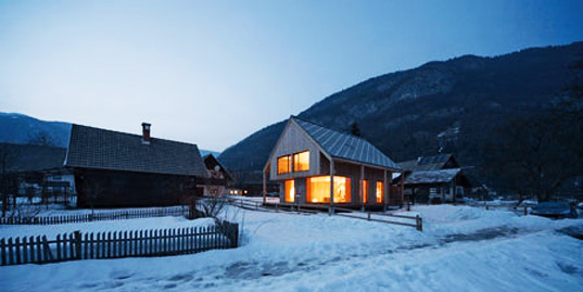 ofis alpine chalet, sustainable design, green building, passive design, energy efficient architecture, ofis arhitekti, stara fuzina chalet, green design