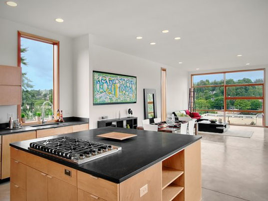 Mount Baker Residence, Seattle, PB Elemental Architecture, low-voc paint, radiant concrete floors, cfl lighting, sustainable building, sustainable architecture, green architecture