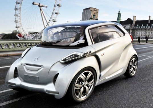Peugeot BB1 sustainable design, green design, peugeot bb1, alternative transportation, plug in electric vehicle, solar roof, scooter car