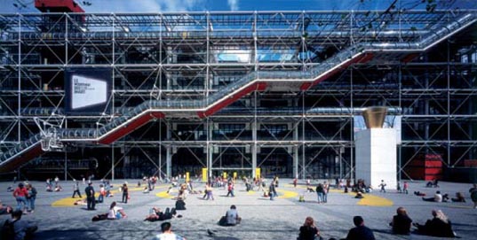 Pompidou Centre France Paris Rogers Pritzker