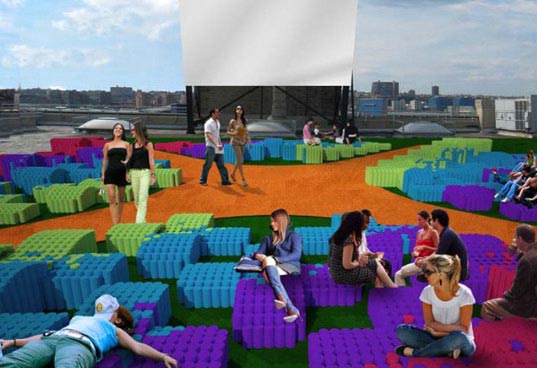 inaba, jeffrey inaba, pool noodle rooftop, pool noodles, chelsea, x initiative