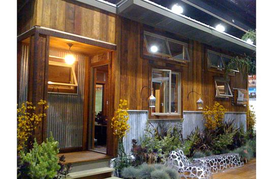 reclaimed space, dwell on design, prefab, cabin, 2009, ecofabulous, ebay, auction, habitat for humanity