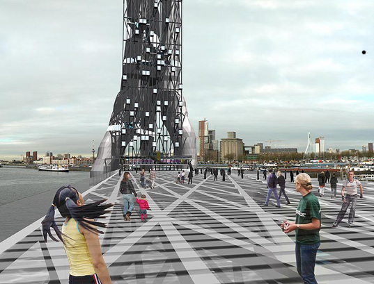 Rotterdam Tower, Monolab, Monolab Architects, Sustainable Building, Photovoltaic, solar panels, solar power
