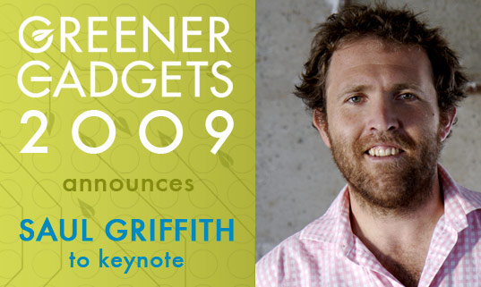 Saul Griffith Keynote, Greener gadgets conference, green gadgets conference, Saul Griffith headline