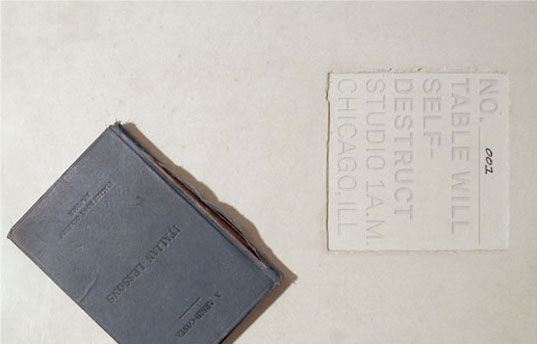This table will self destruct, Studio 1a.m., Donna Piacenza, Studio 1am, eco-friendly furniture, green furniture design 6