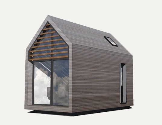shed for living, big shed, little shed, fkda architects, pre-fab housing, prefab housing, modular housing