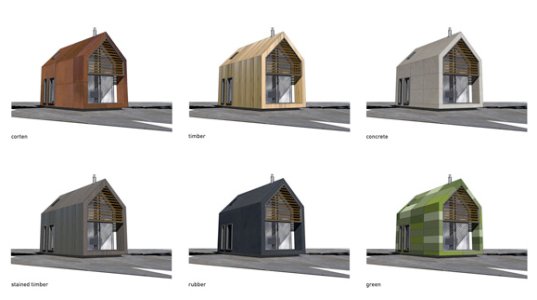 shed for living, big shed, little shed, fkda architects, pre-fab housing, prefab housing, modular housing